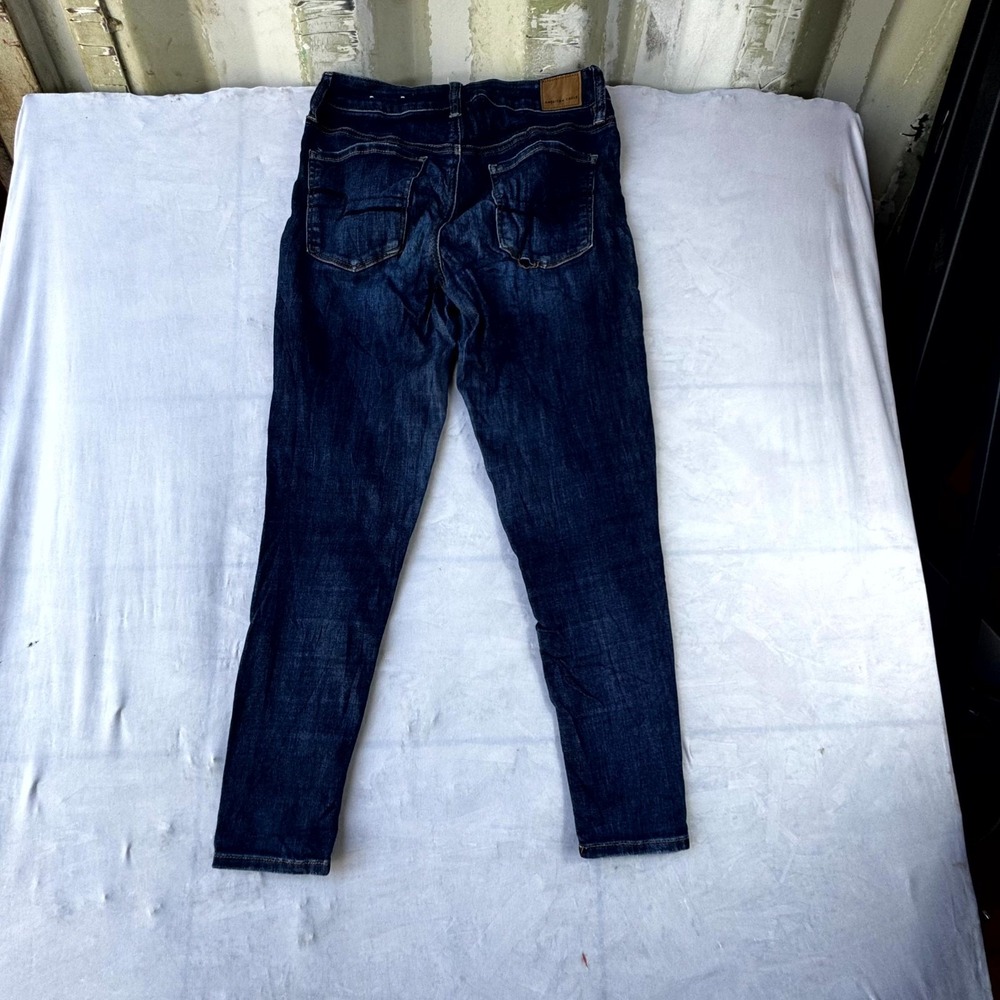 American Eagle Outfitters Jeans Womens 6 Blue Denim Cotton Stretch Skinny Leg